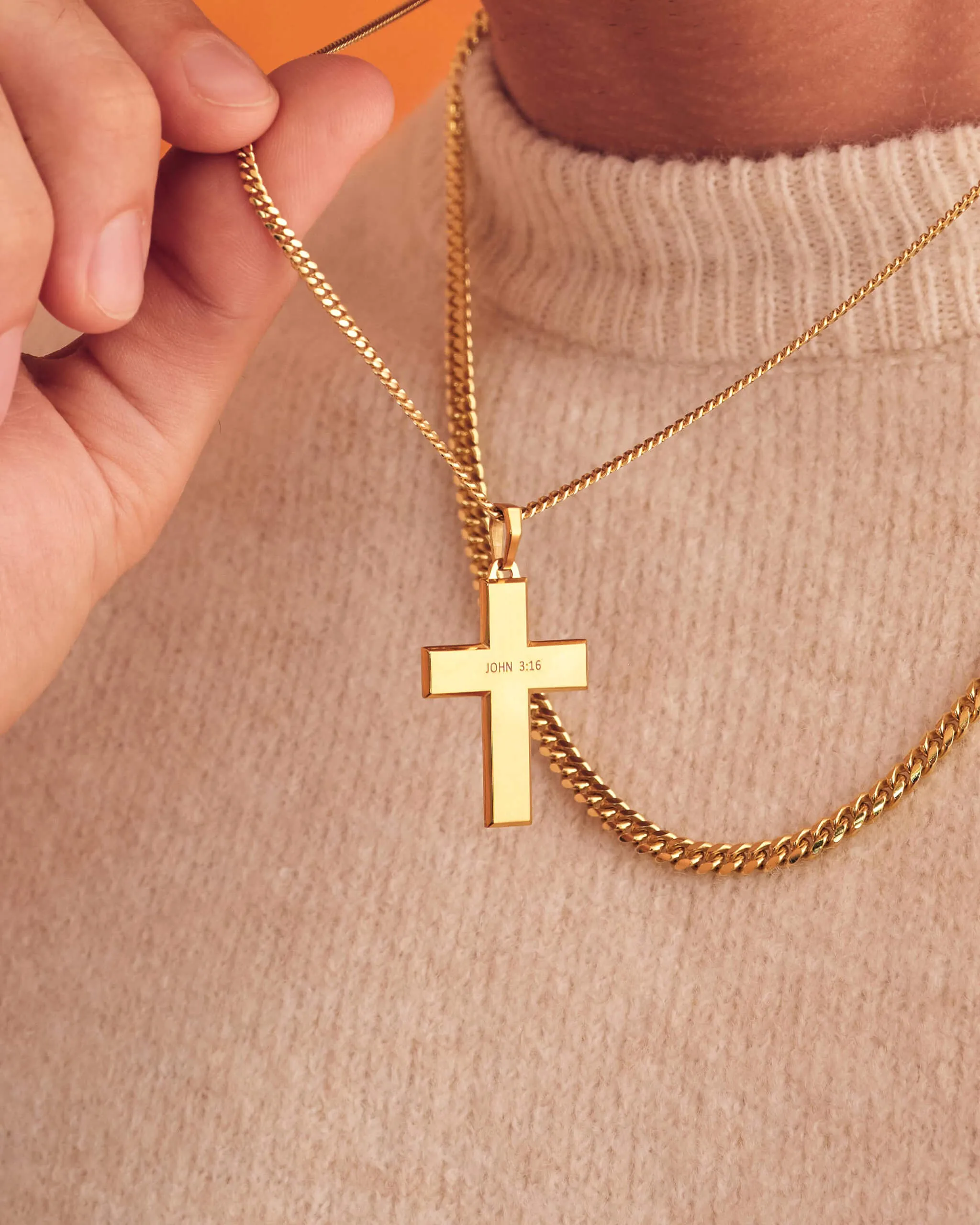 Mosaic Cross Pendant