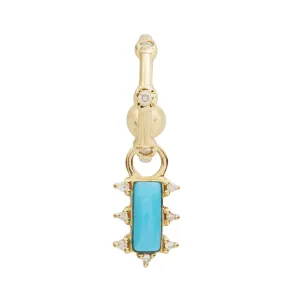 Mosaic Earring with Turquoise