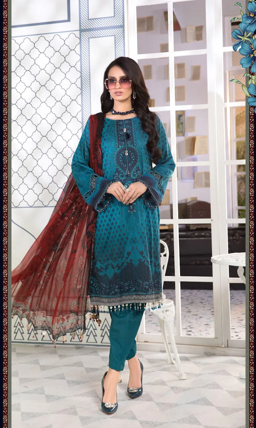 MPT-1101-A | Maria B Mprints Unstitched Eid Collection 2021 Vol-2
