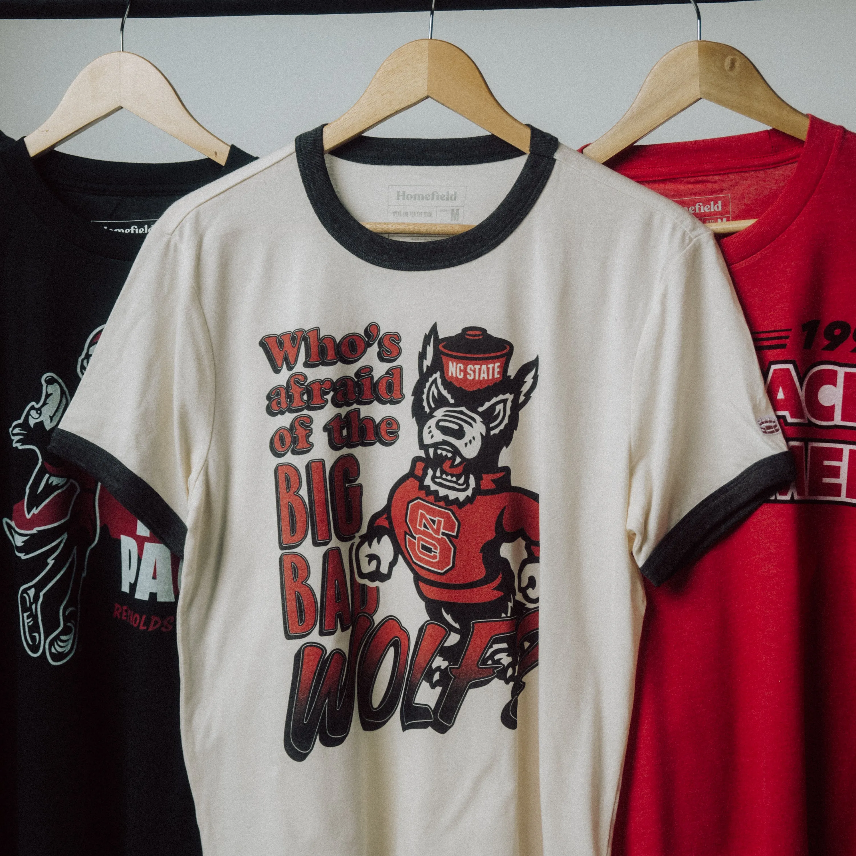NC State "Big Bad Wolfpack" Ringer Tee