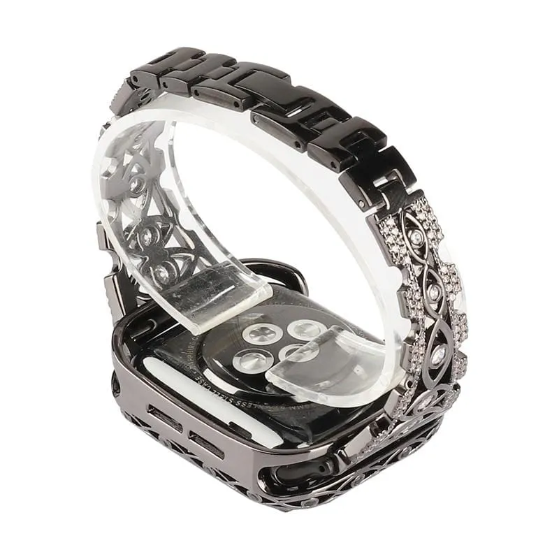 New Zircon Rhinestone Strap   Case Compatible With Apple Watch