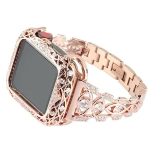New Zircon Rhinestone Strap   Case Compatible With Apple Watch