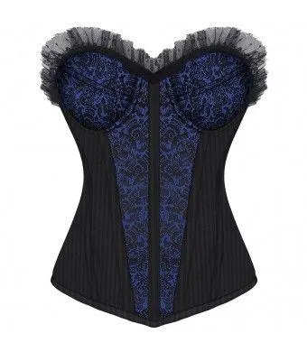 Oanie Gothic Overbust Fashion Corset With Cups