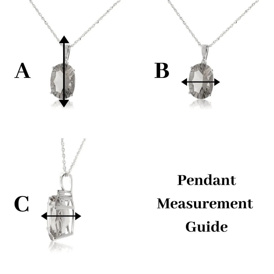 Opal Inlay Classic Style Pendant