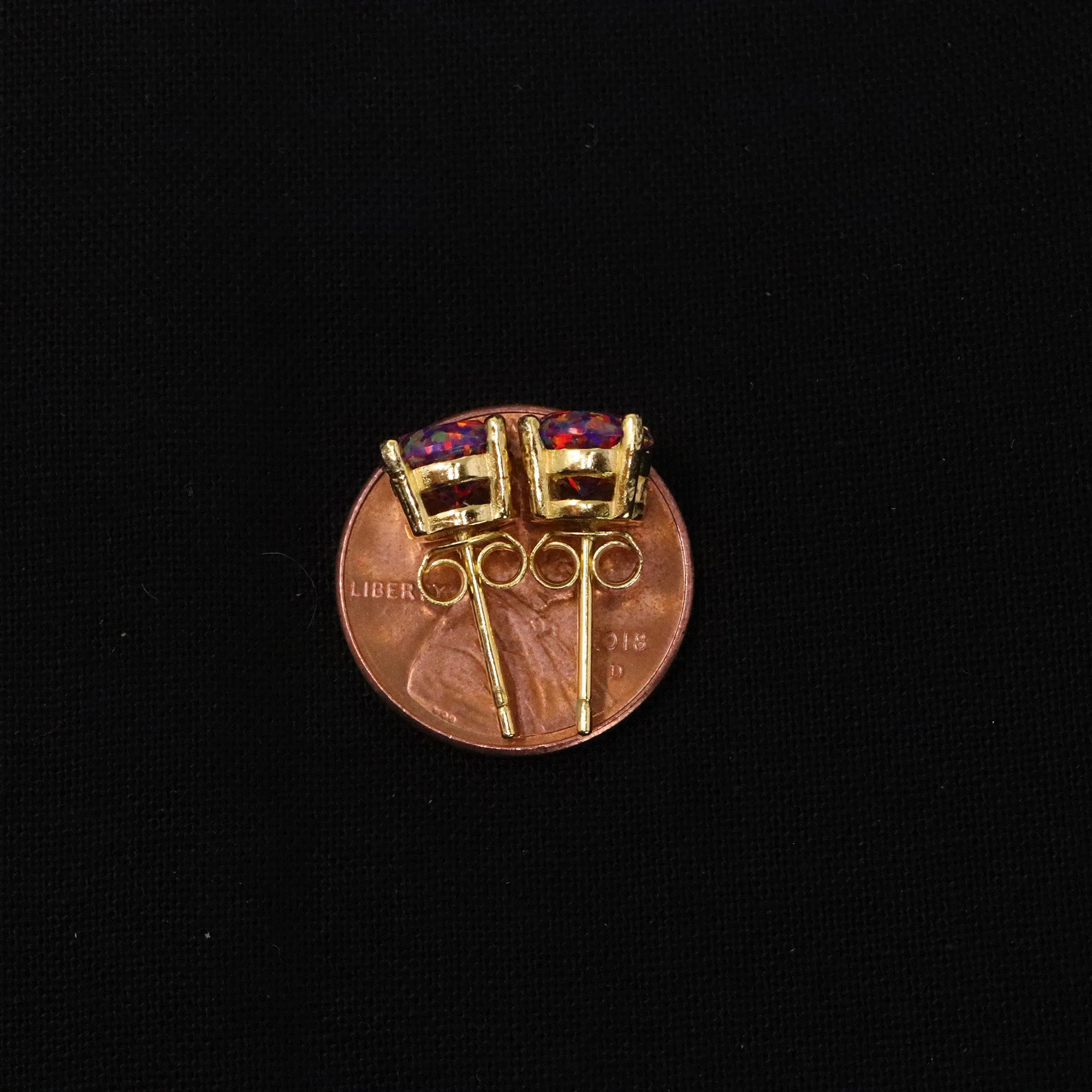 Orchid Opal Stud Earrings
