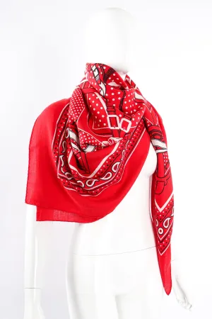 Oversized Grand Manège Scarf
