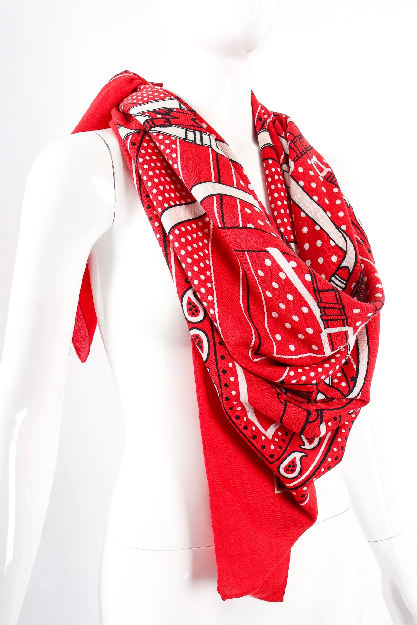 Oversized Grand Manège Scarf