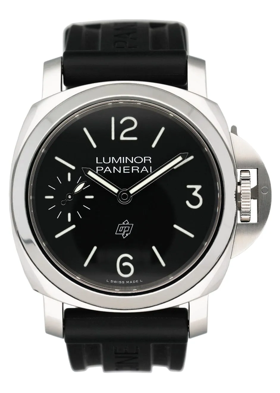 Panerai Luminor Logo PAM01084 Stainless Steel Mens Watch With Box