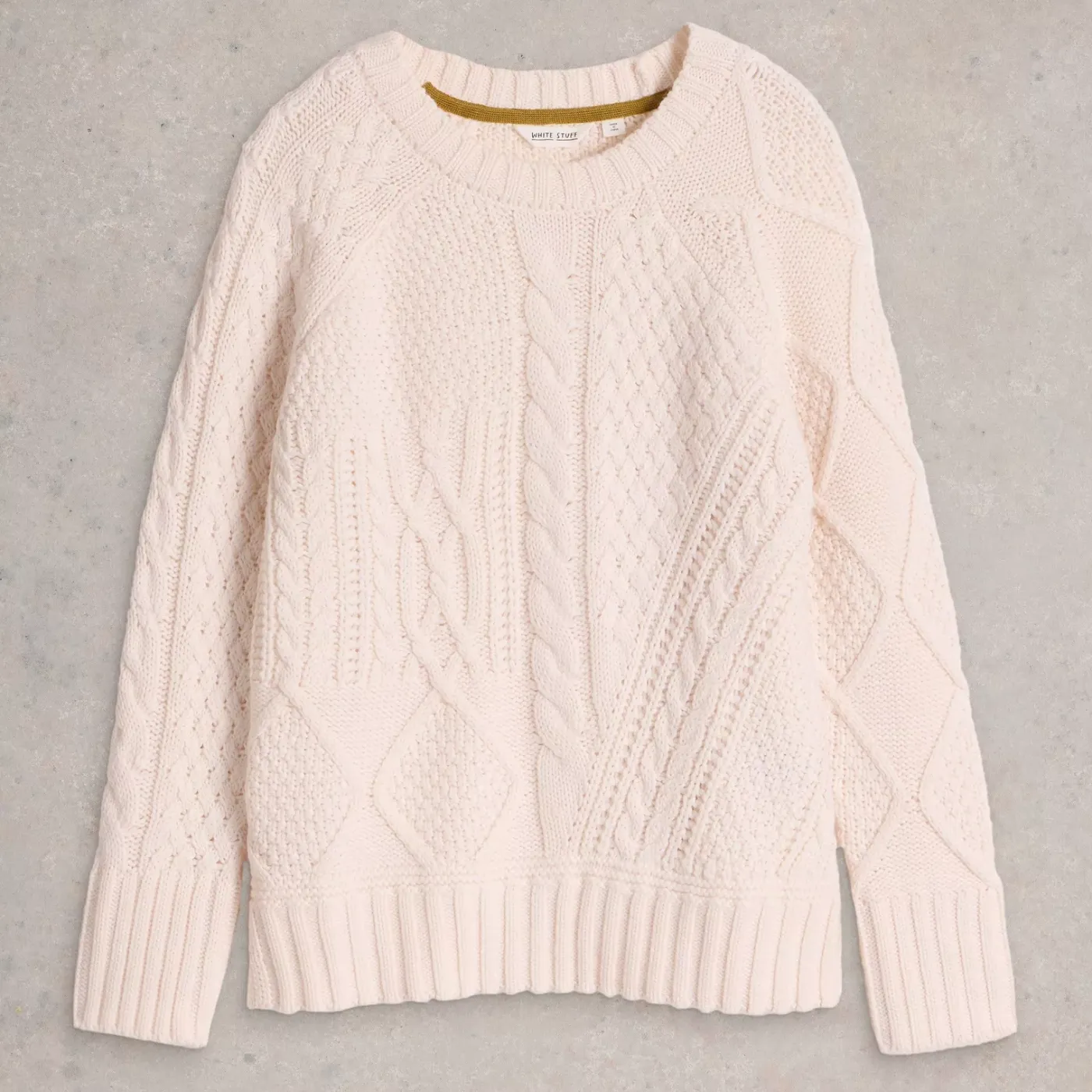 Patchwork Cable Jumper
