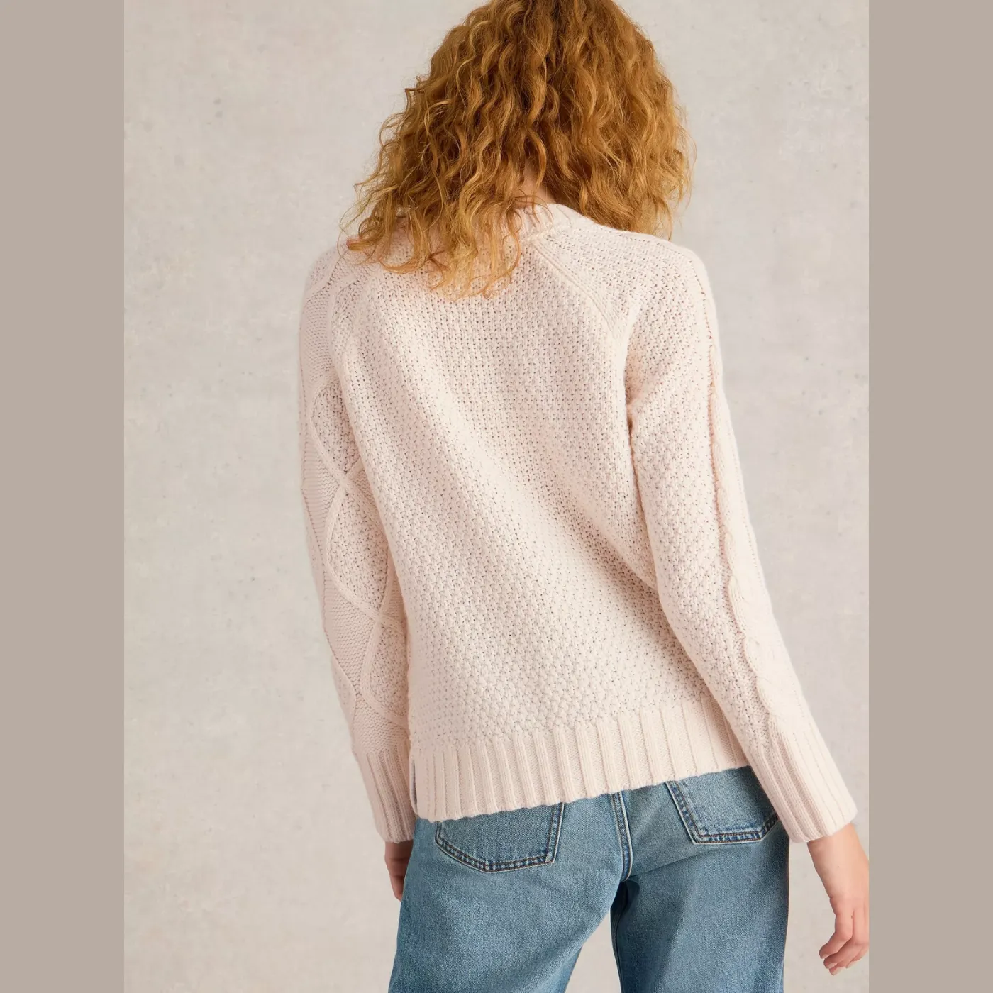Patchwork Cable Jumper