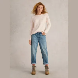 Patchwork Cable Jumper