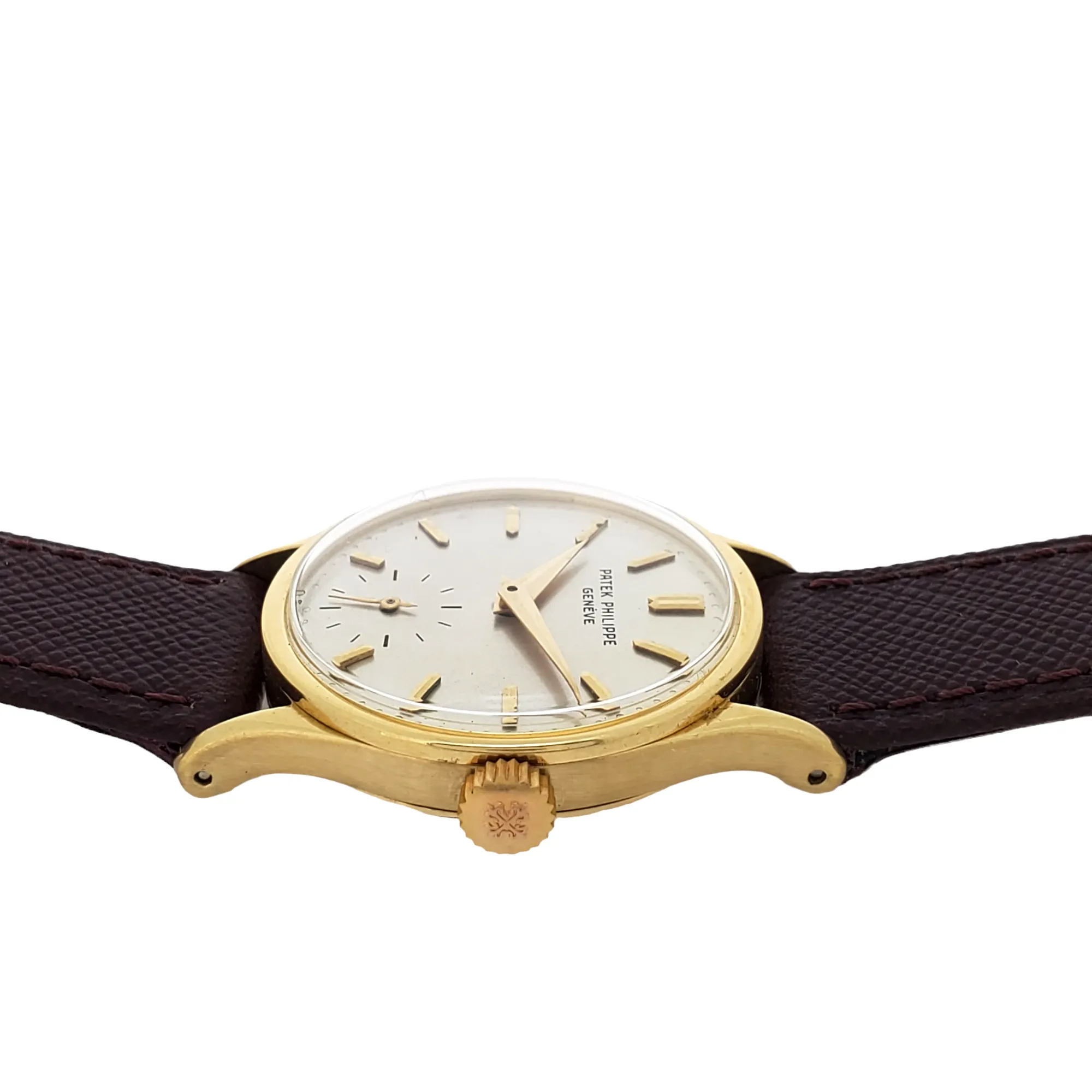 Patek Philippe 18K Gold Ref. 96J Vintage 1st Calatrava Watch circa 1944-1945