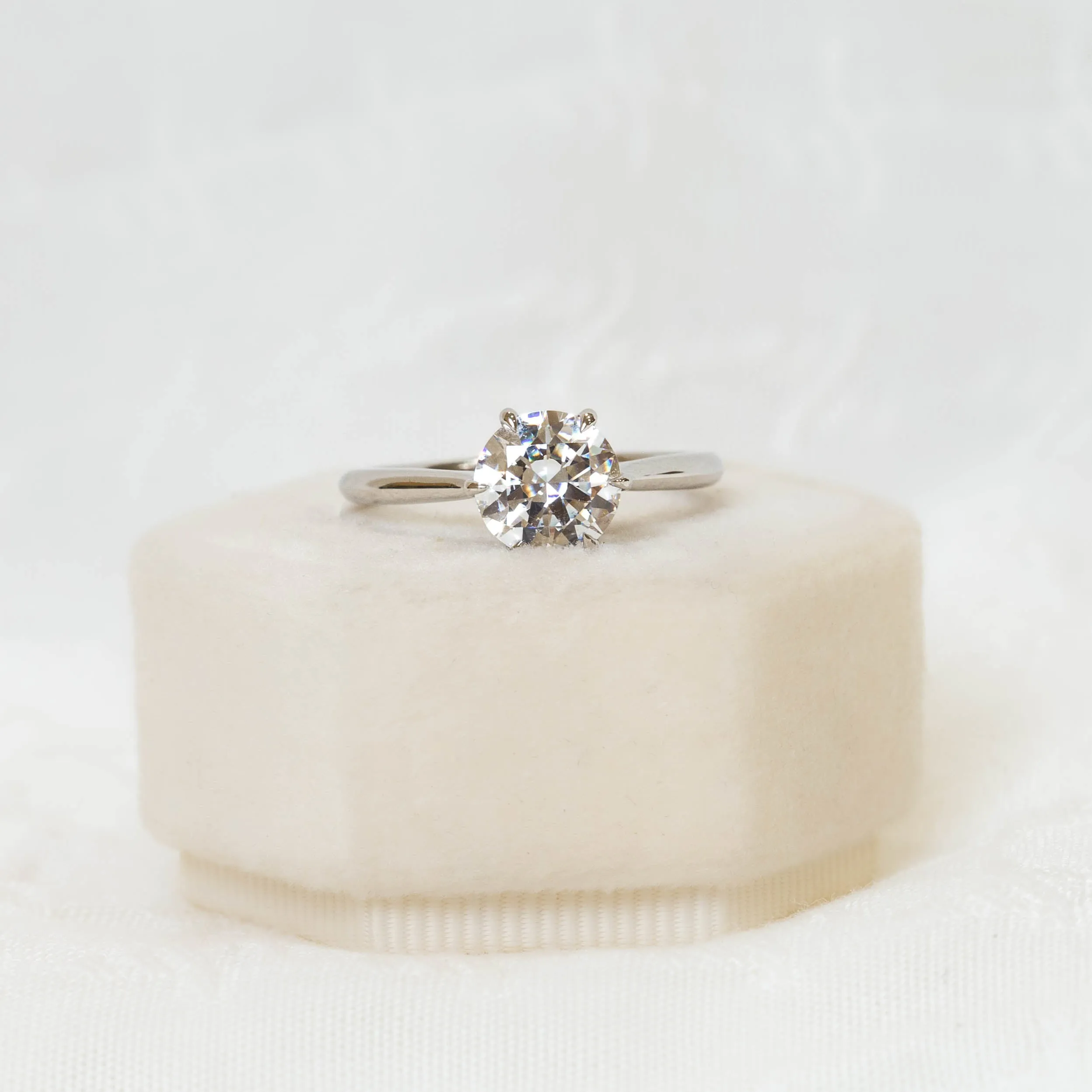 Platinum 6-Prong Solitaire