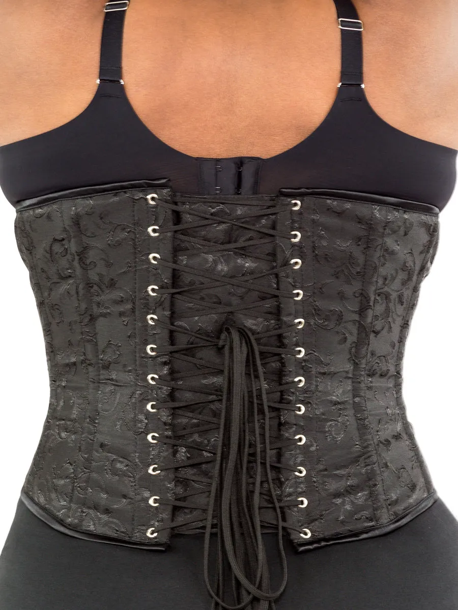 Plus Size Brocade Romantic Curve Longline Underbust Corset : CS-345