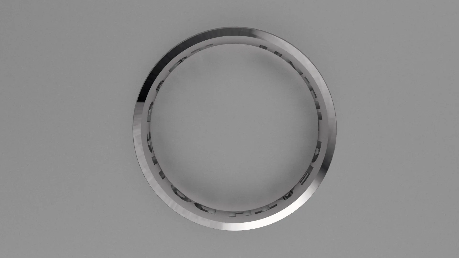 Polished Sterling Silver 6mm Interior Message Wedding Band