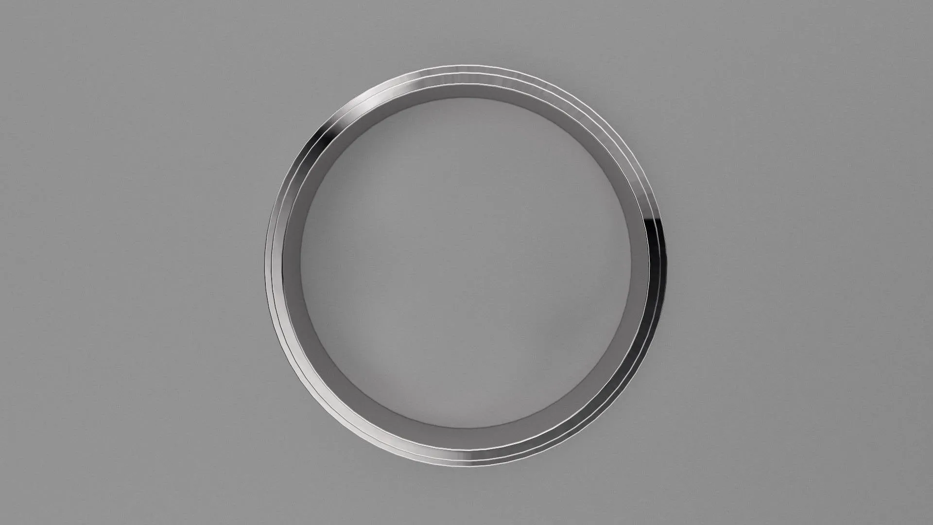 Polished Sterling Silver 6mm Step Edge Wedding Band