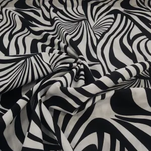 Printed Cotton Fabric Black 150cm