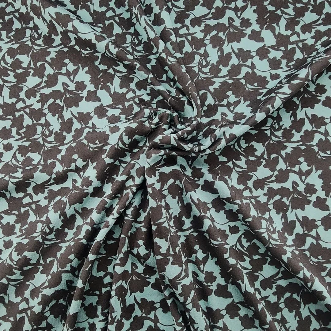 Printed Dty Brushed Fabric 150cm Sea Pine