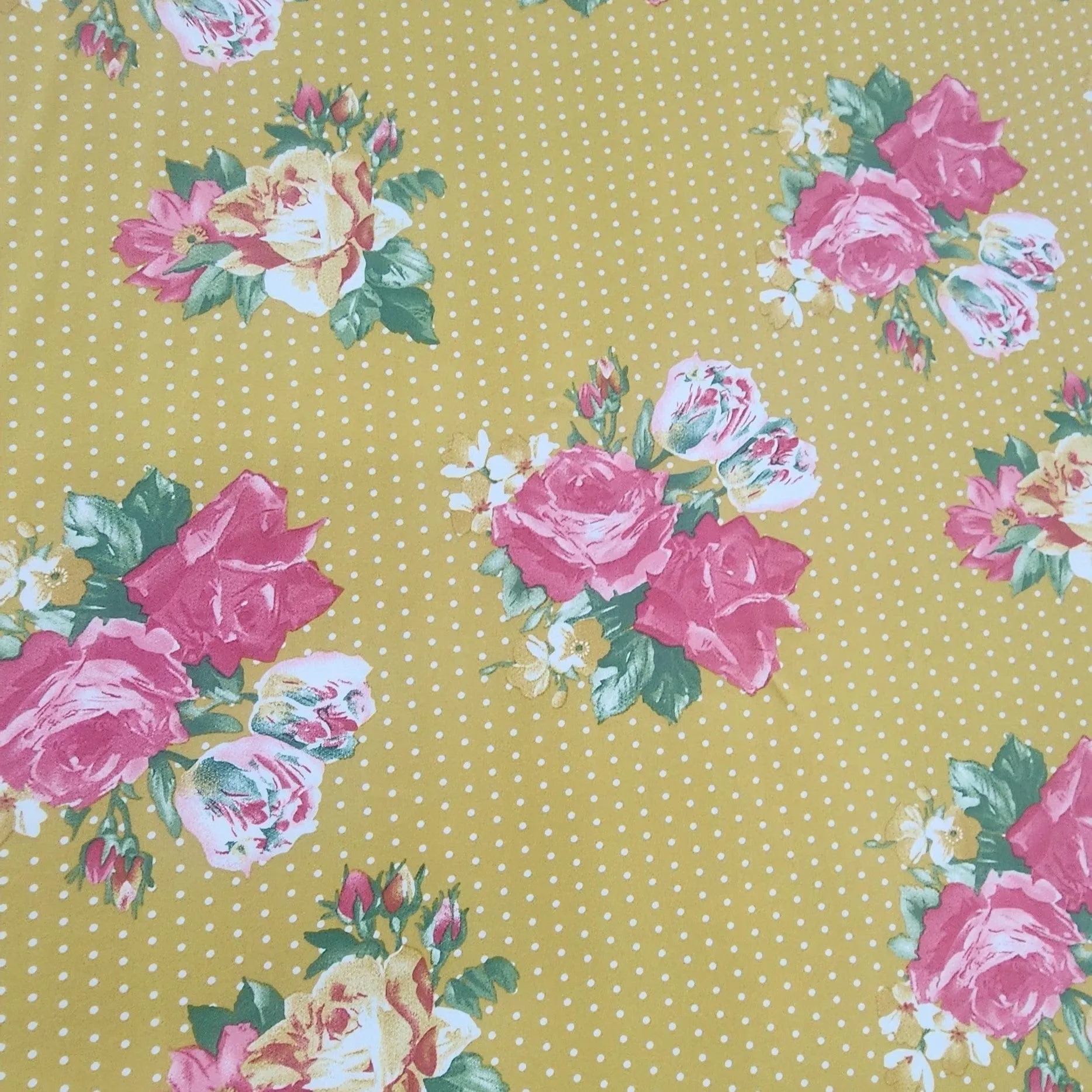 Printed Floral Dty Brushed Fabric 150cm