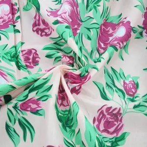 Printed Poly Cotton Protea Fabric 112cm