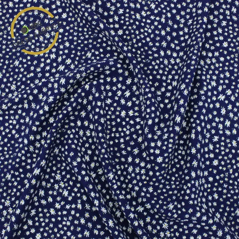 Printed Rayon Slub Fabric 150 cm