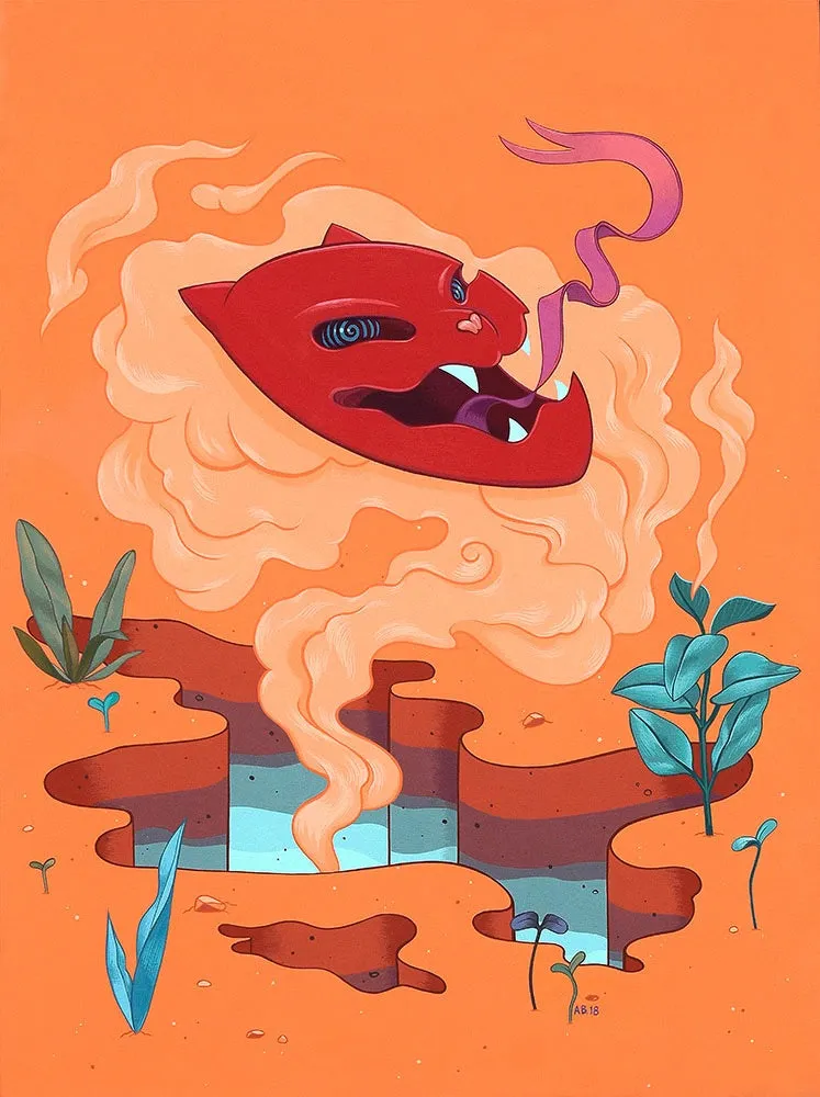 "Fissure Demon" Giclee Print