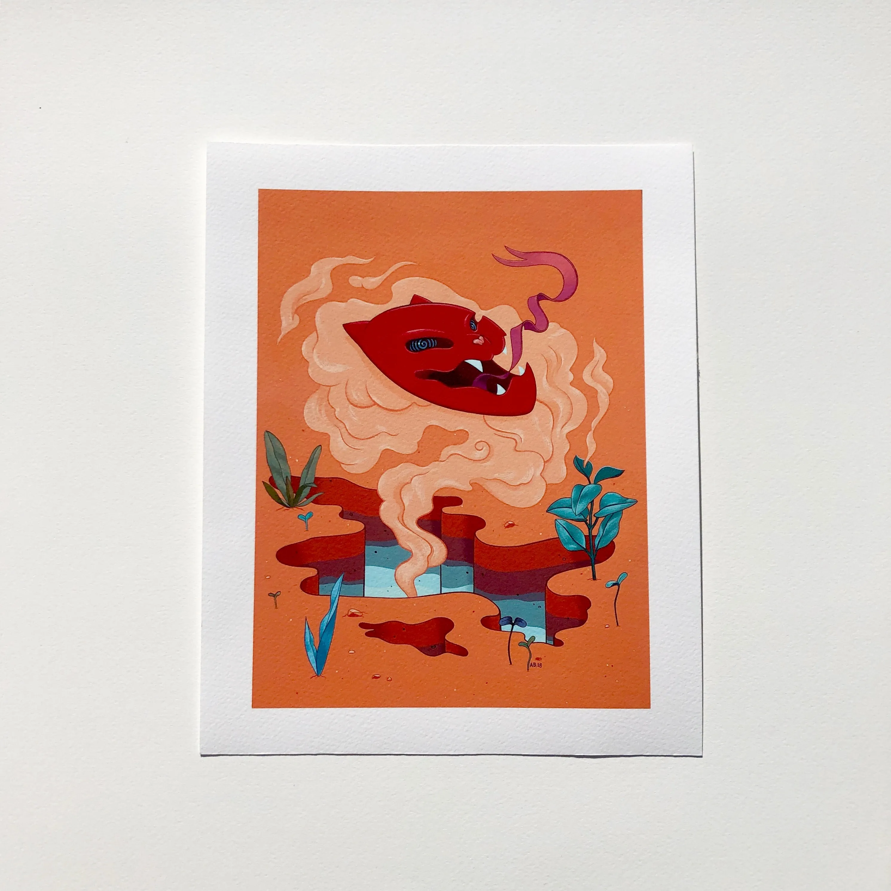 "Fissure Demon" Giclee Print