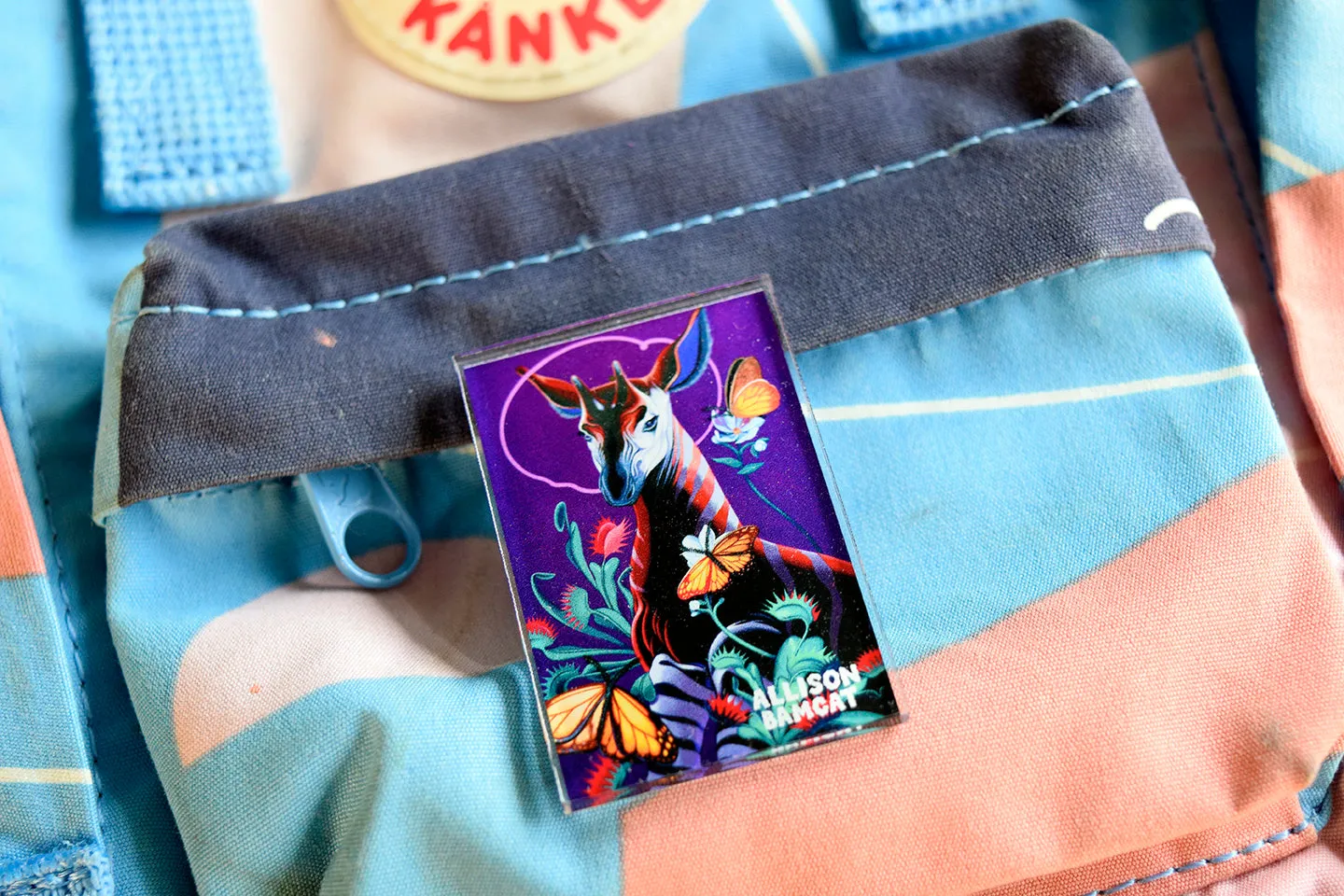 "Okapia" Giclee Print & Pin Set