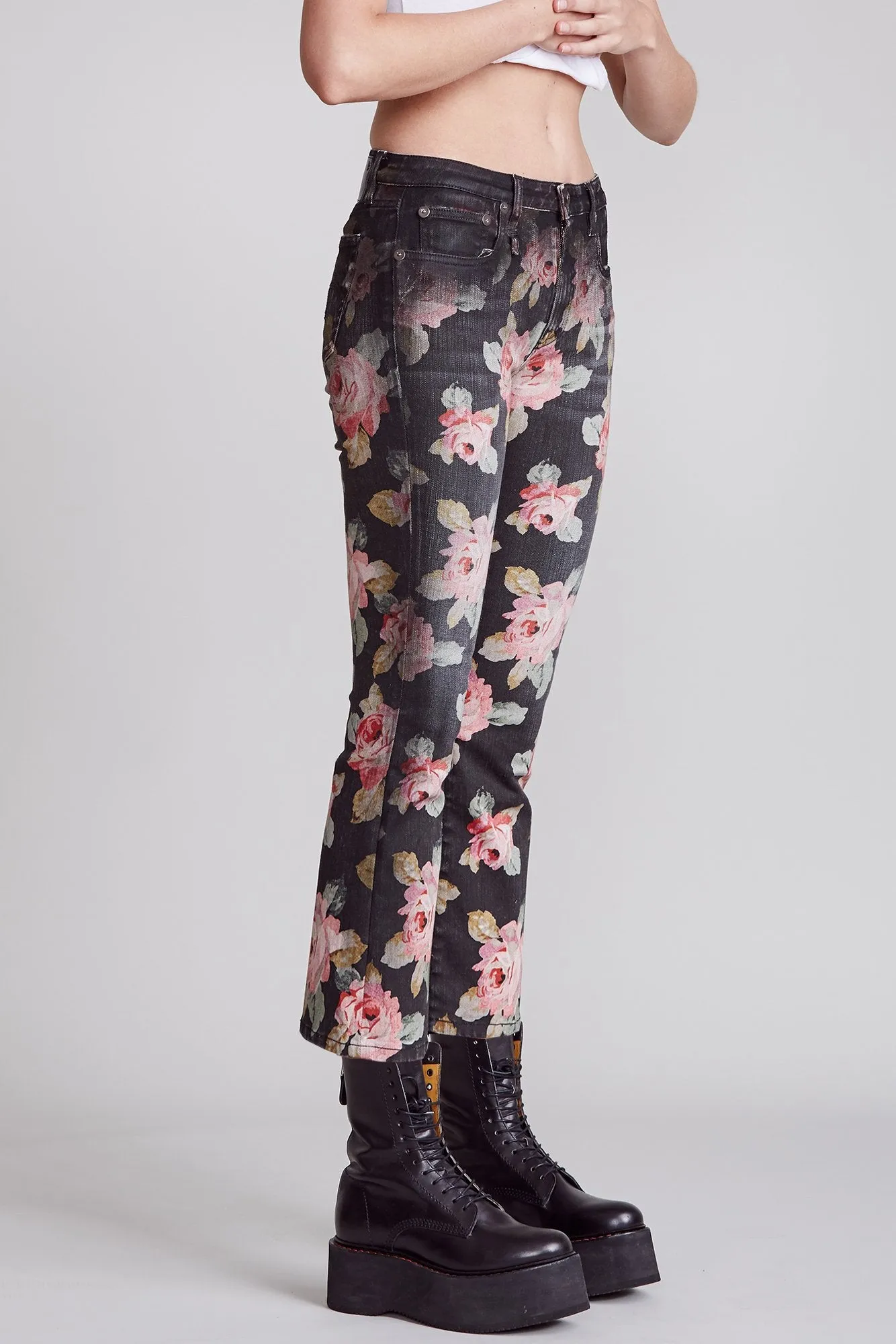 R13 KICK FIT - ROSE PRINT