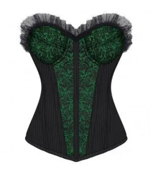 Rebekaah Gothic Overbust Fashion Corset With Cups