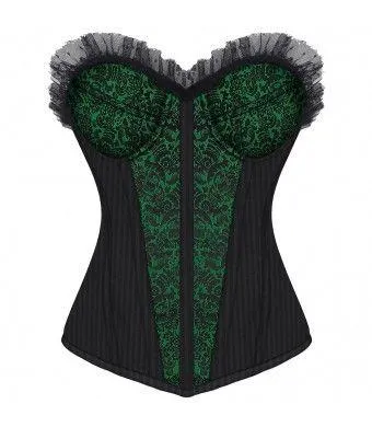 Rebekaah Gothic Overbust Fashion Corset With Cups