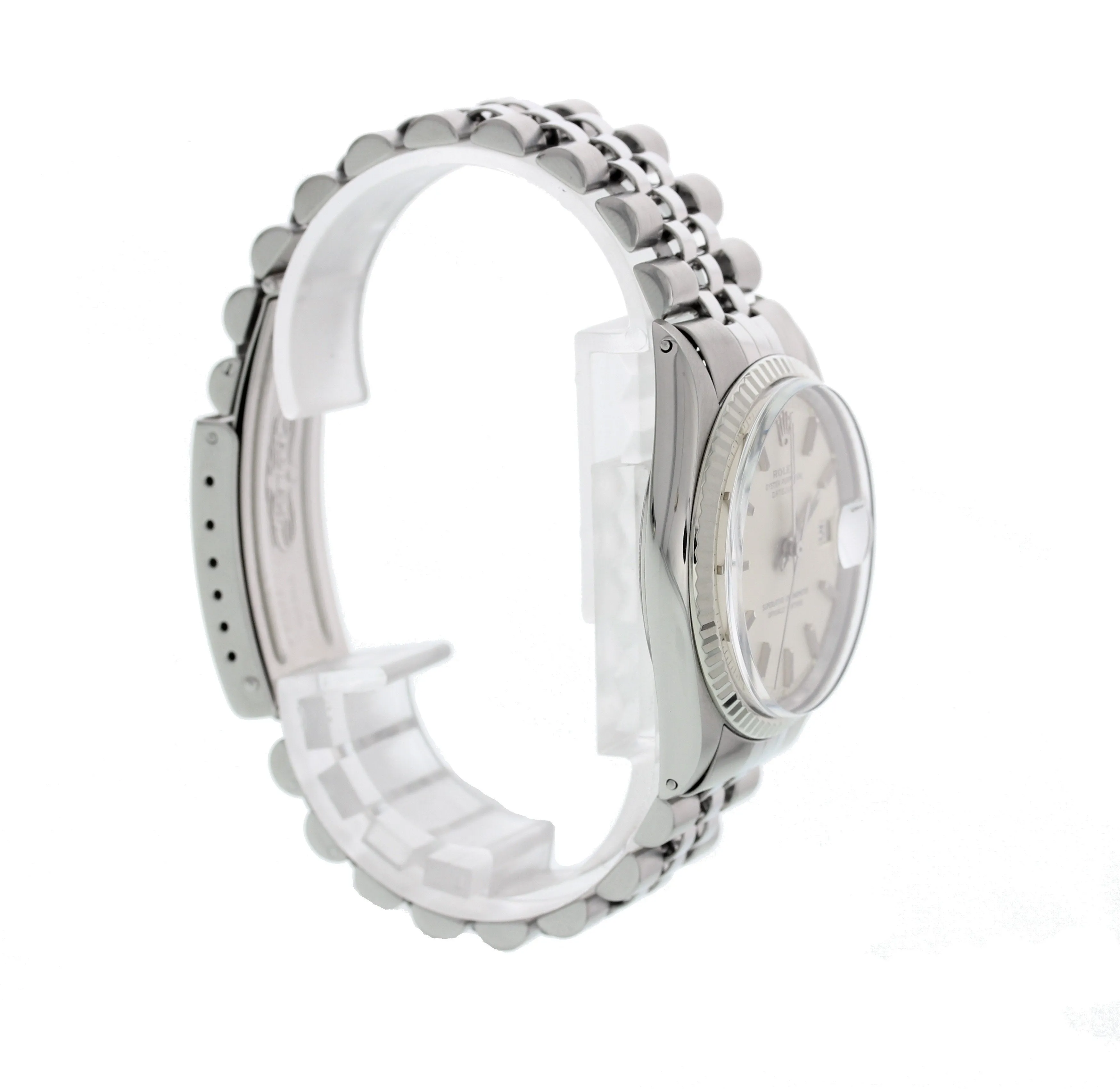 Rolex Oyster Perpetual Datejust 1601 18k WG Bezel