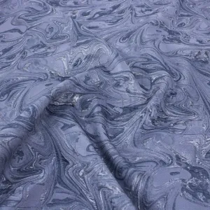 Rosa Brocade Silver Fabric 150cm
