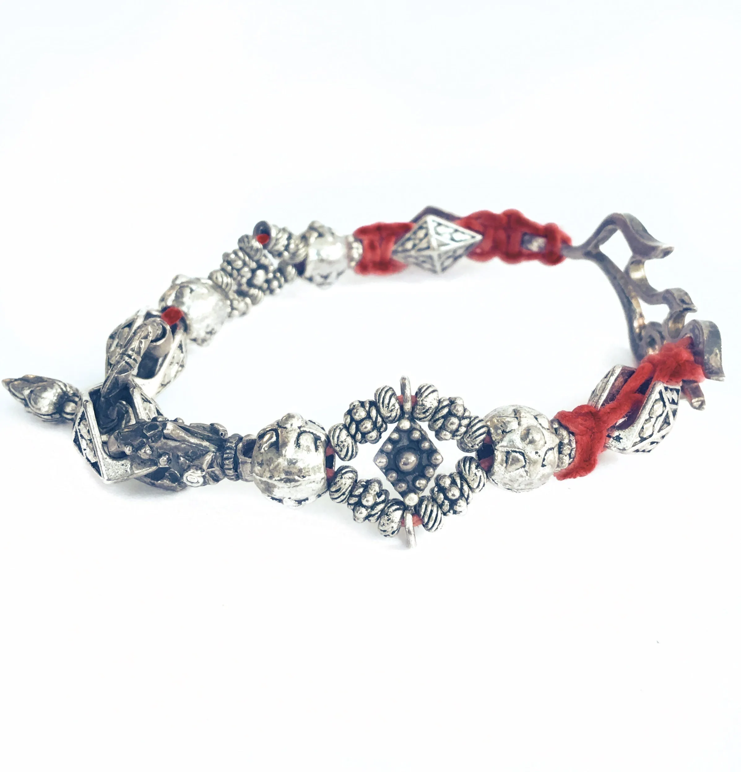 Ruby Encrusted Flame 🔥 Bracelet
