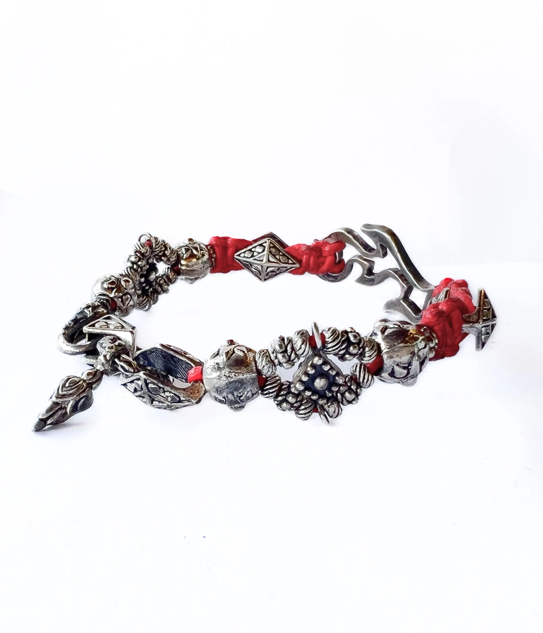 Ruby Encrusted Flame 🔥 Bracelet
