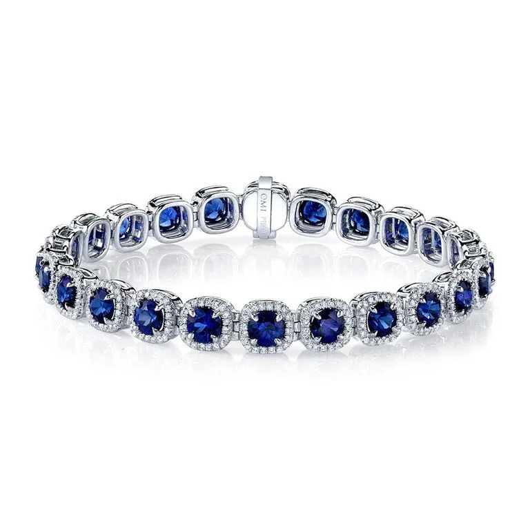 Sapphire and Diamond Bracelet