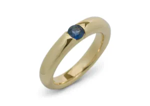 Sapphire, Yellow Gold