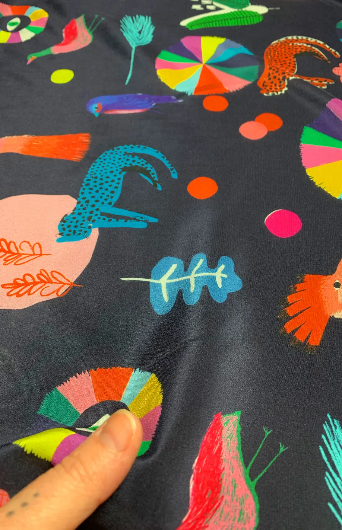 Silk Spell 100% silk crepe by Meterage