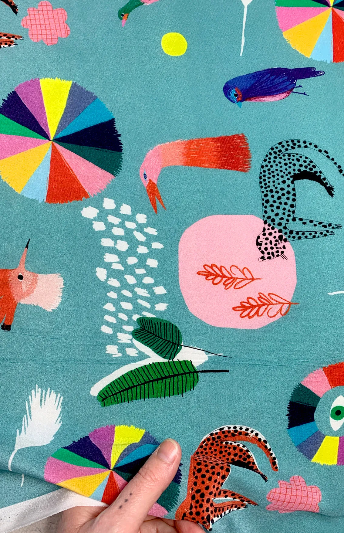 Silk Spell Teal 100% silk crepe by Meterage 20% off has been applied