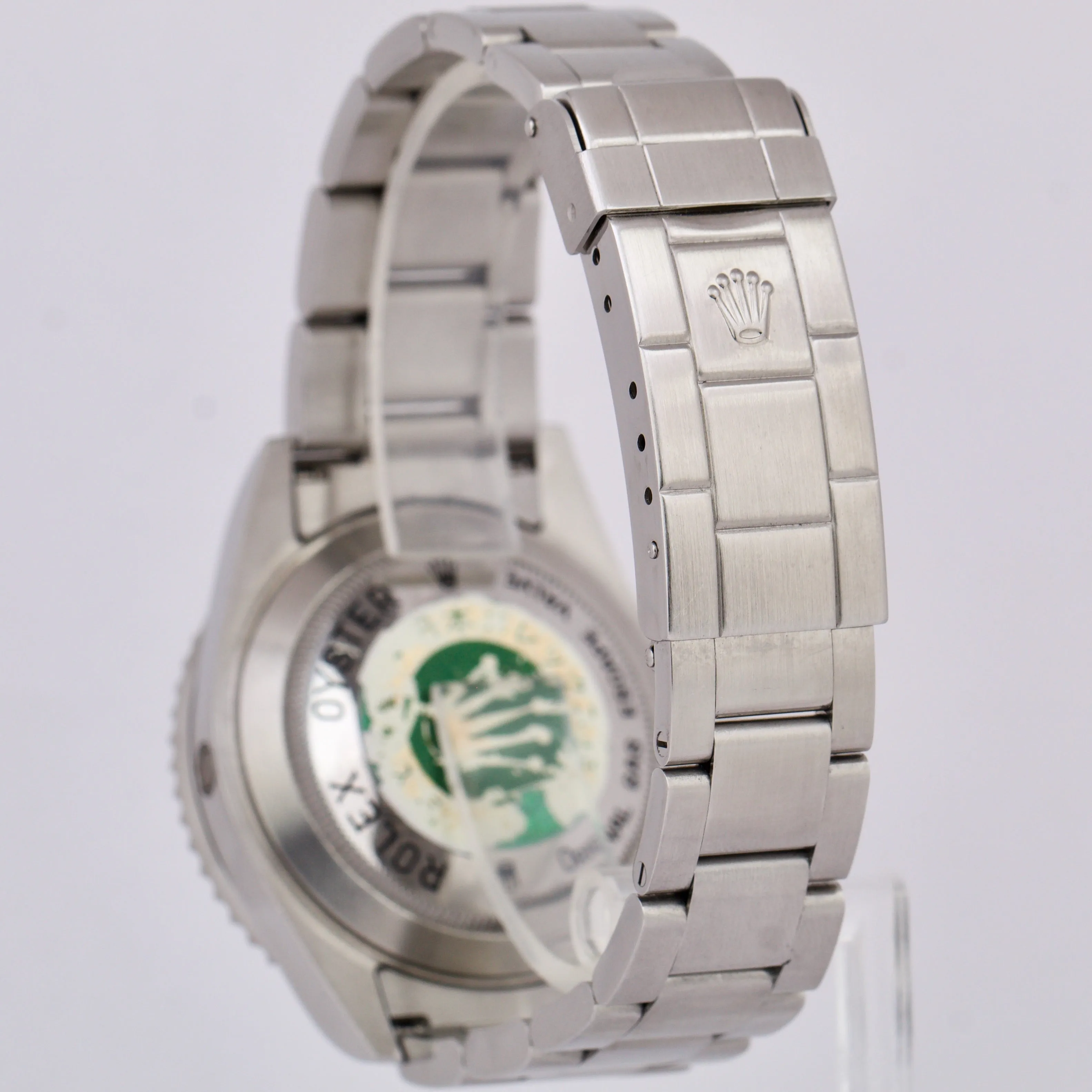 STICKERED UNPOLISHED Rolex Sea-Dweller 16600 40mm Stainless Steel Black Watch