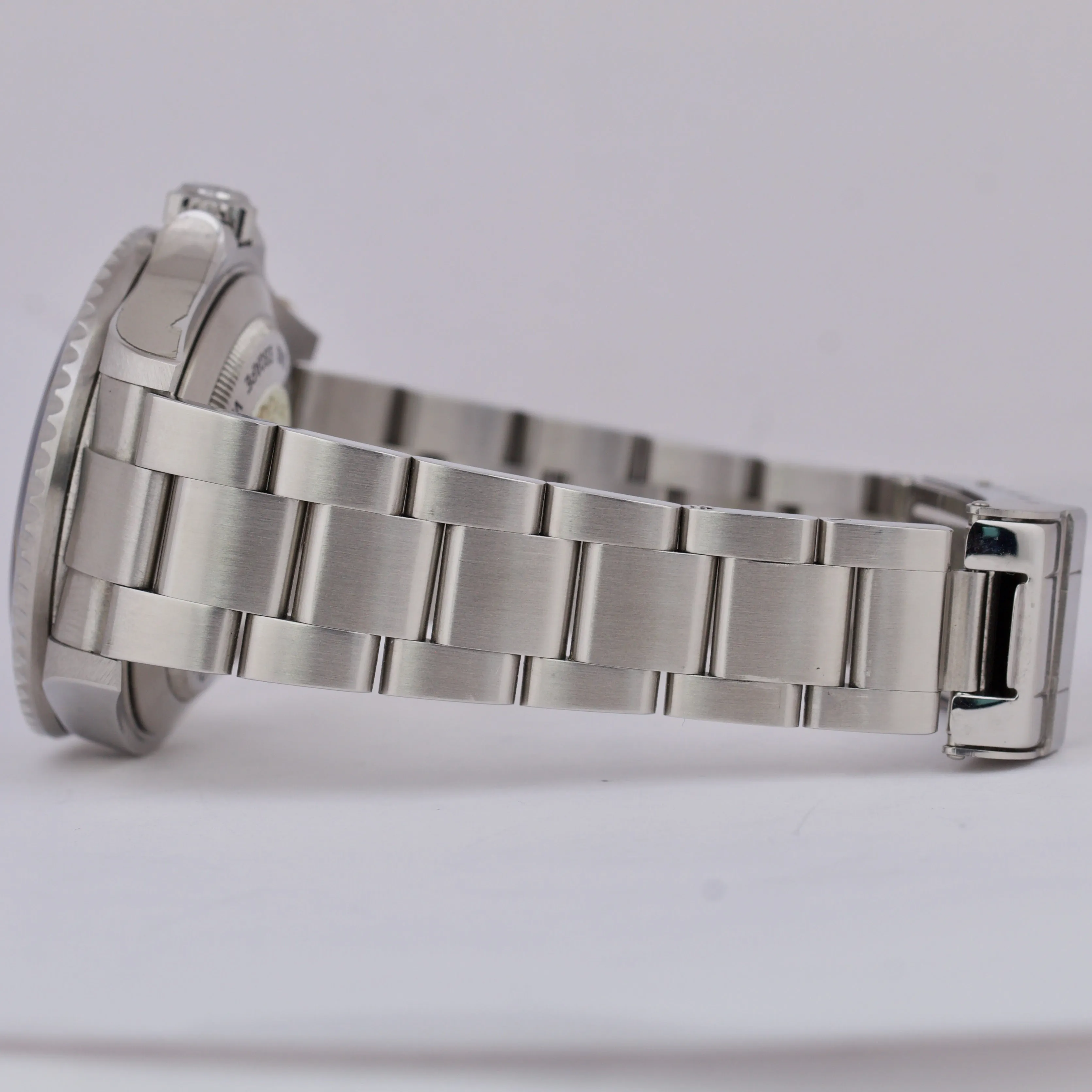 STICKERED UNPOLISHED Rolex Sea-Dweller 16600 40mm Stainless Steel Black Watch