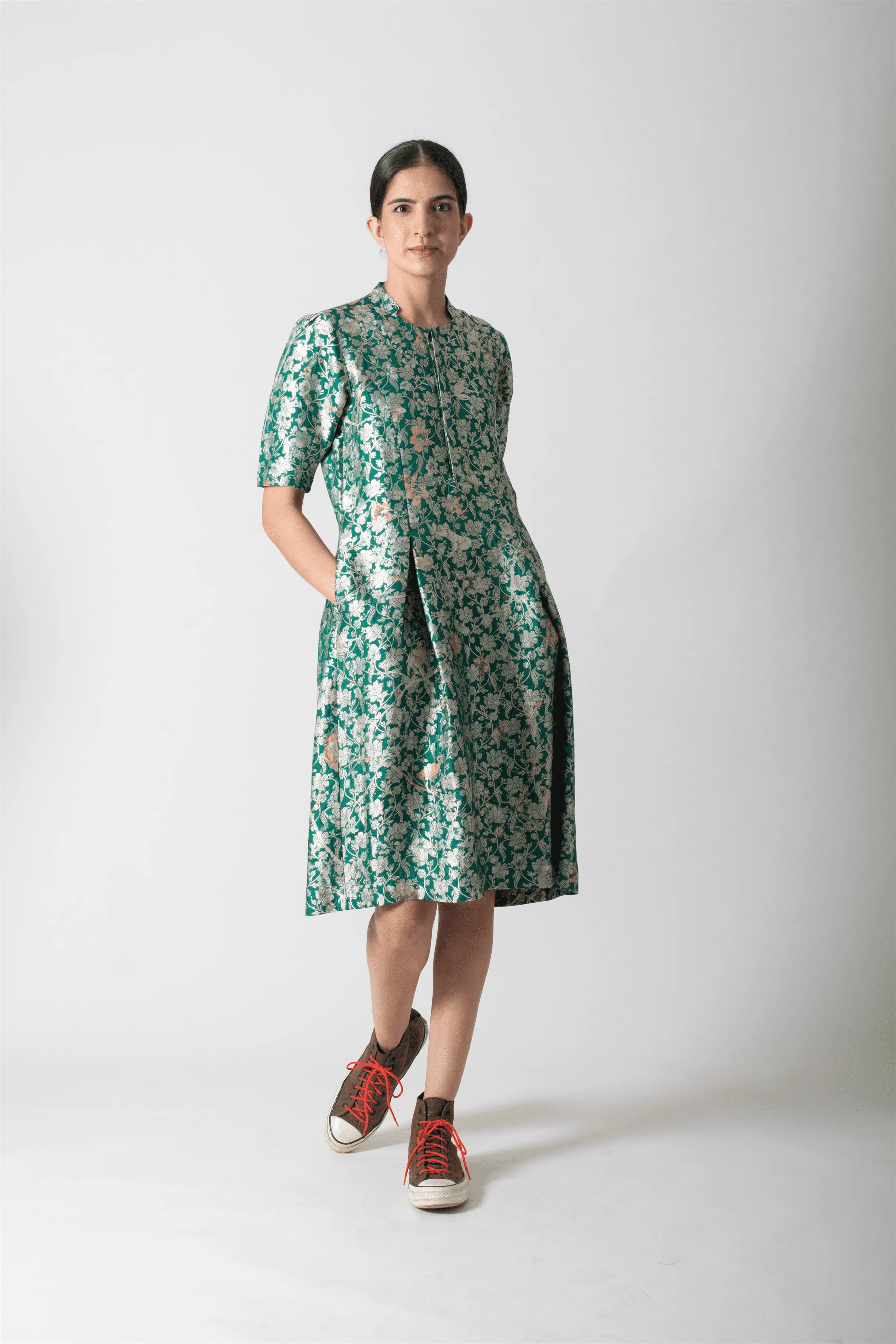 SUKETDHIR   I   Dress   I   Forest Blossom Print    I   WK207SB81