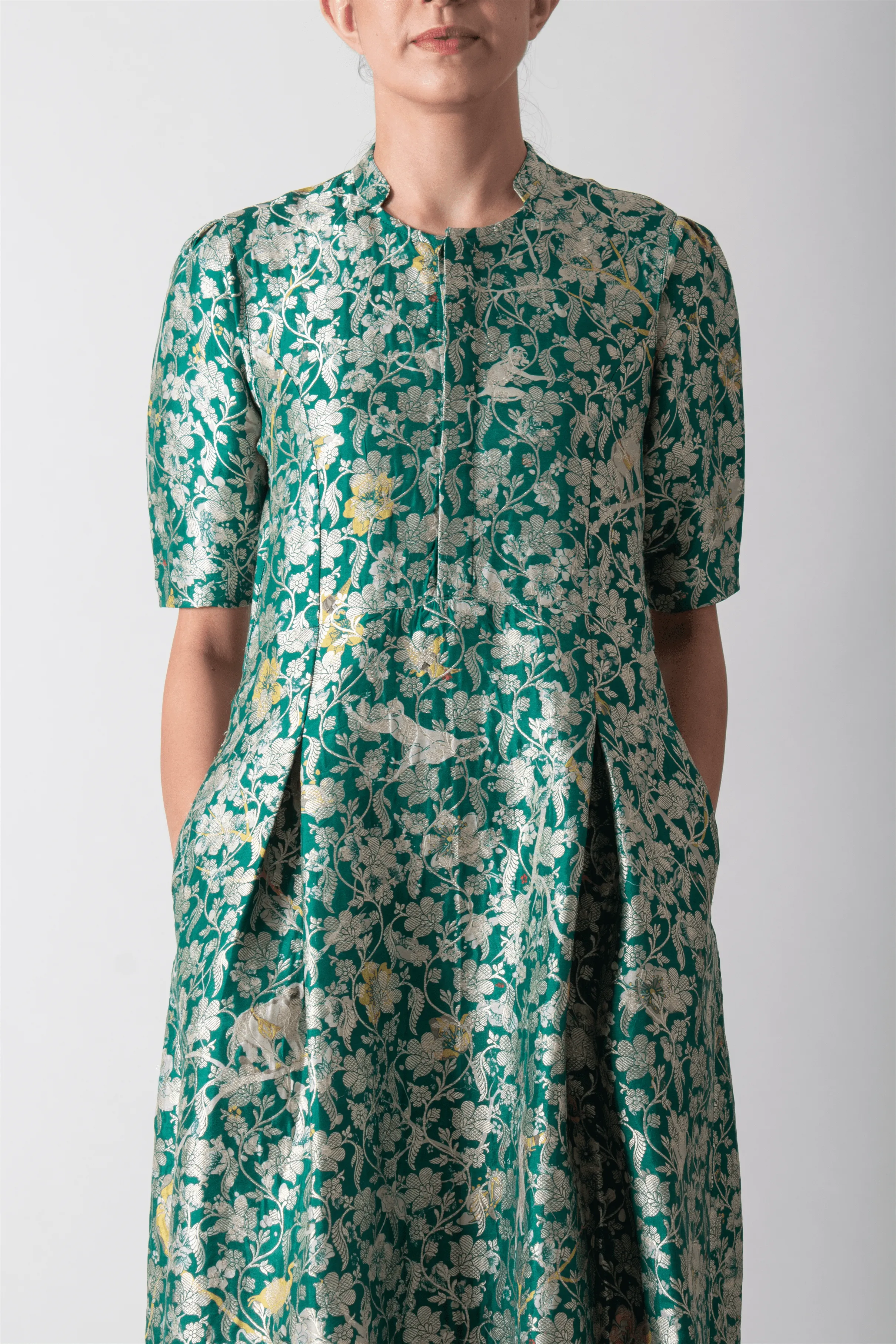 SUKETDHIR   I   Dress   I   Forest Blossom Print    I   WK207SB81