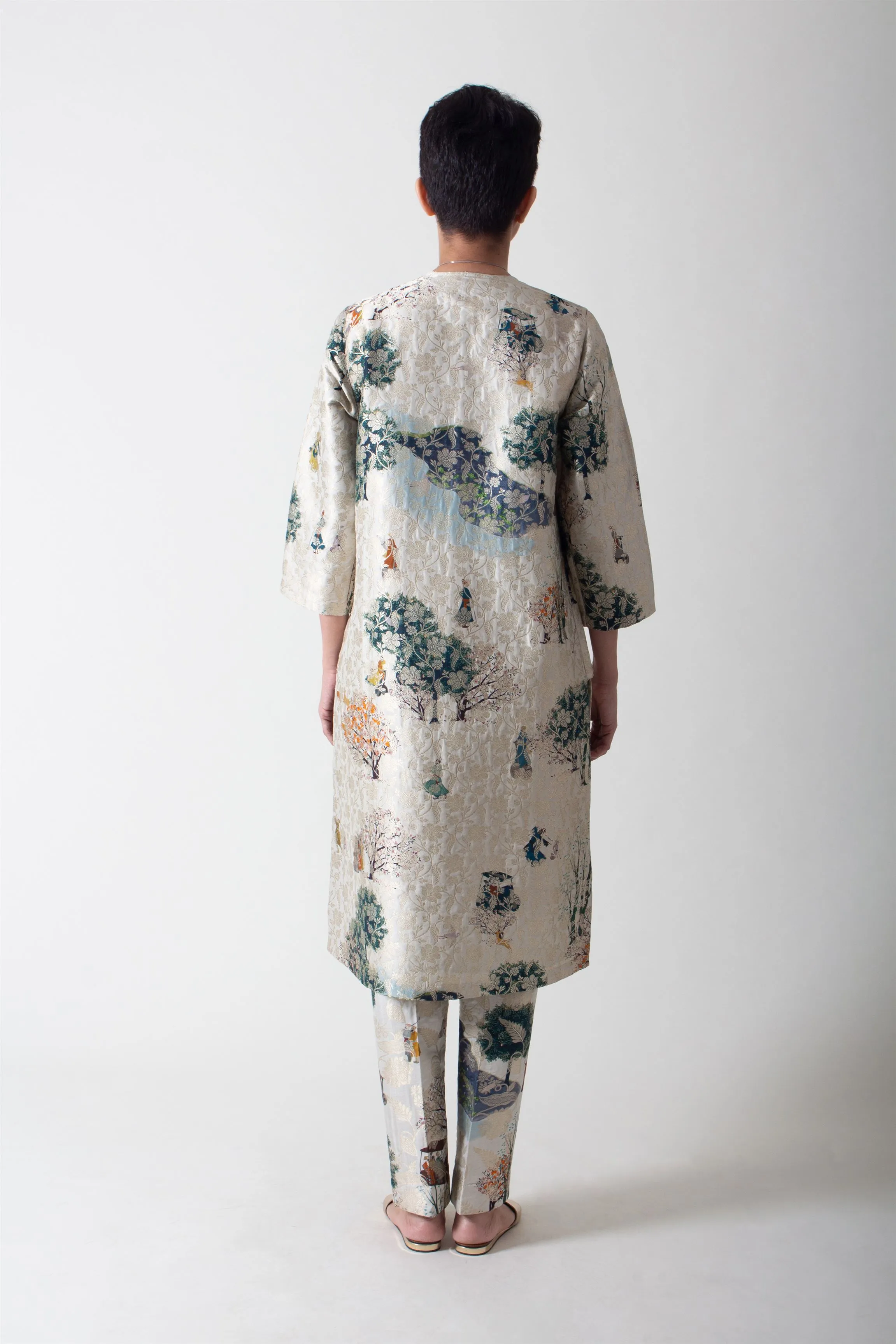 SUKETDHIR   I   Kurta   I   Golfer Print    I   WK201SB12