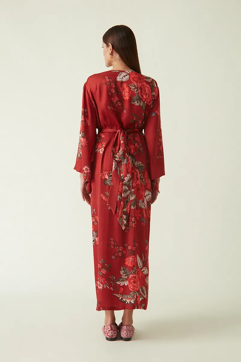 Summer Dress Satin Abong Printed-Fashion Edit Java 03A-4JV-100-Payal Pratap