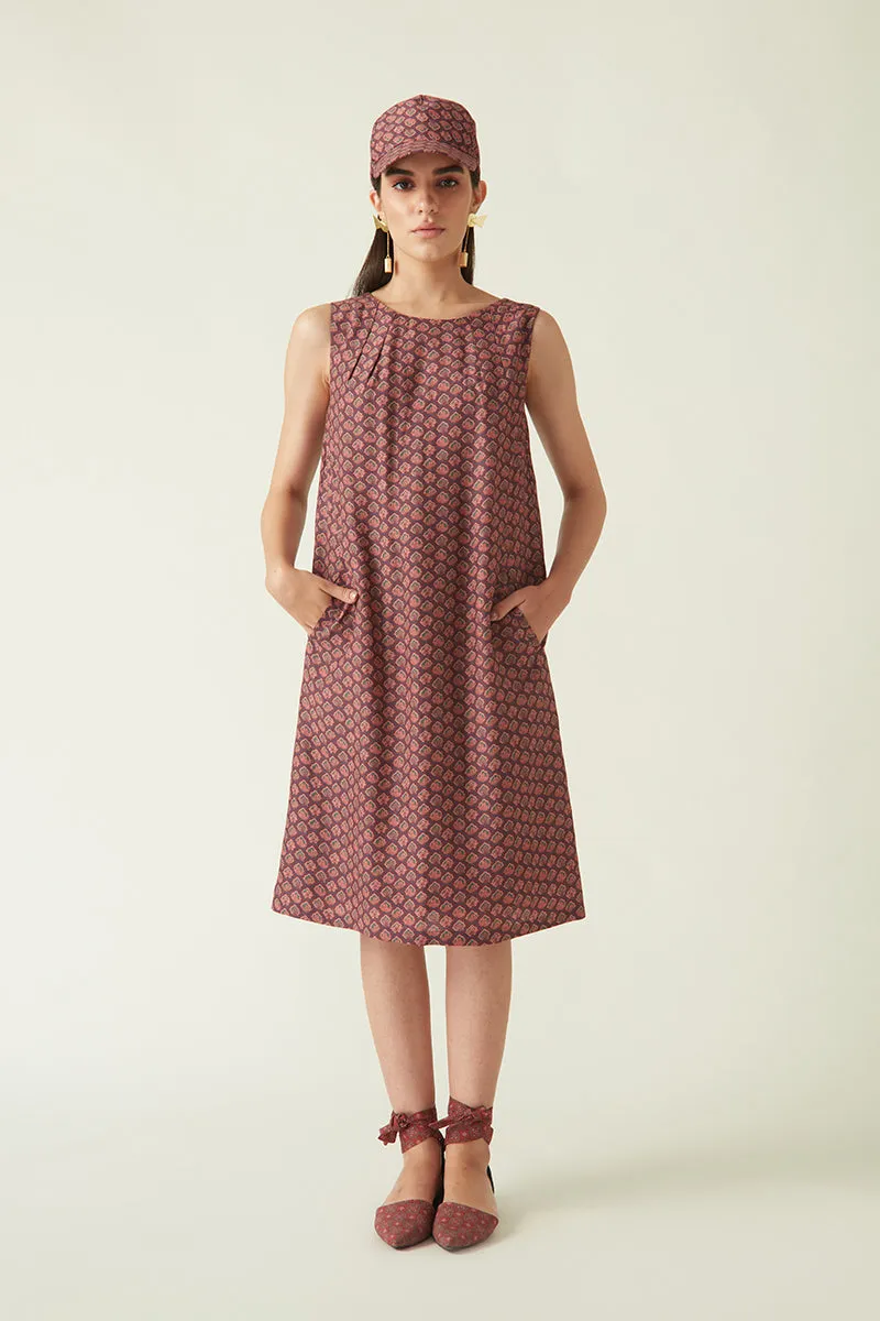 Summer Dress Silk Bukit Printed-Fashion Edit Java 03A-4JV-21-Payal Pratap