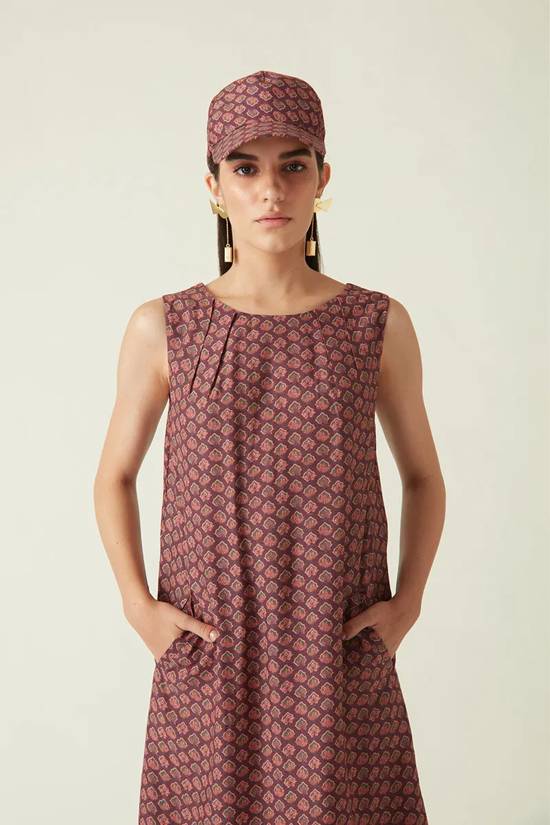 Summer Dress Silk Bukit Printed-Fashion Edit Java 03A-4JV-21-Payal Pratap
