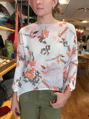 Tangerine Sakura Sweater