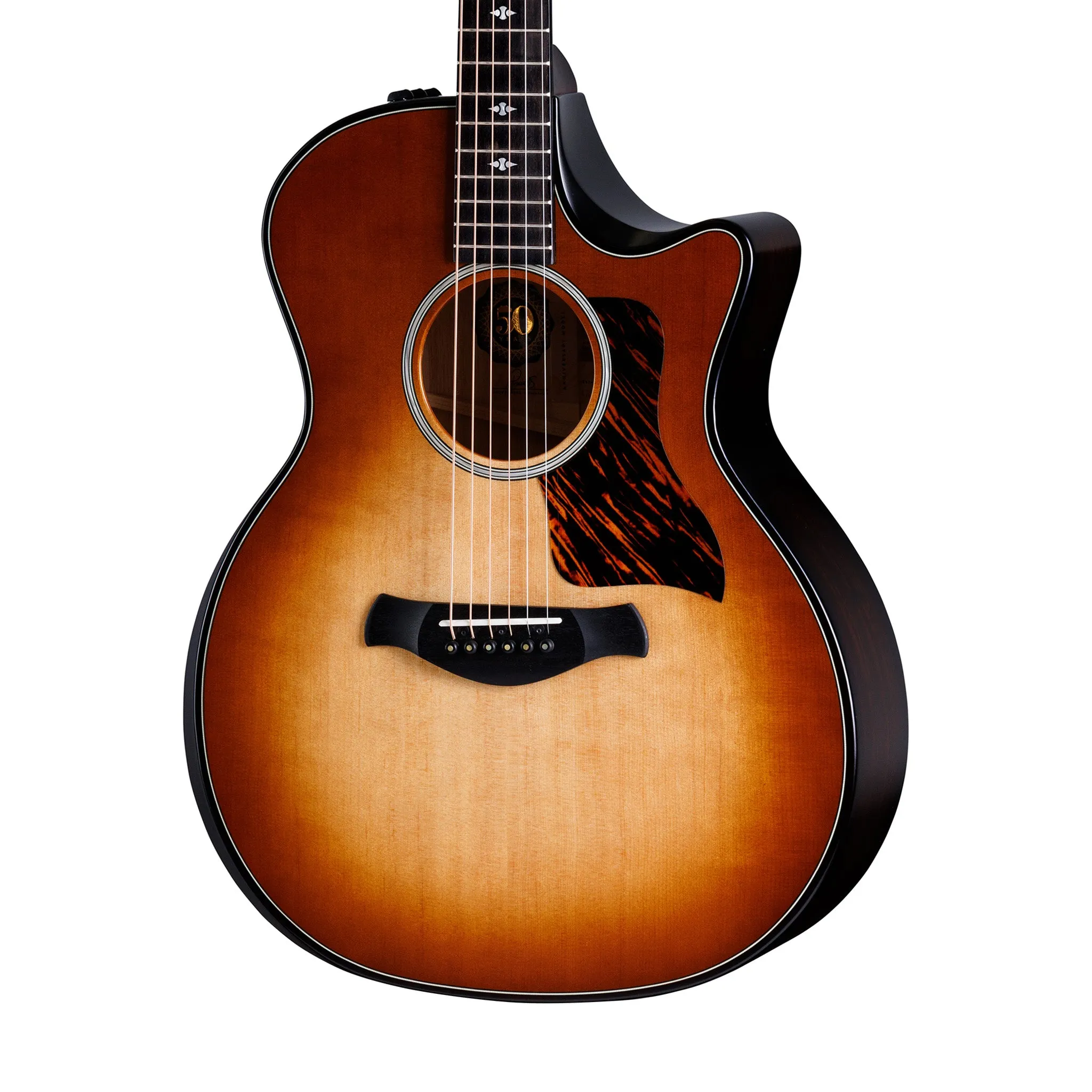 Taylor 50th Anniversary BE 314ce-LTD Ash/Sitka Grand Auditorium Acoustic Guitar, Kona Burst Top