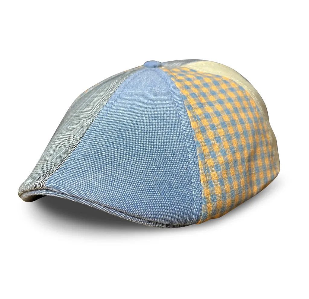 The Kraken Boston Scally Cap - Multi-Color Patchwork